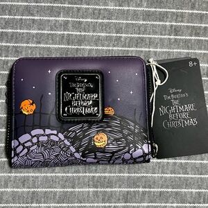 Loungefly Disney Nightmare Before Christmas Lock Shock & Barrel Wallet